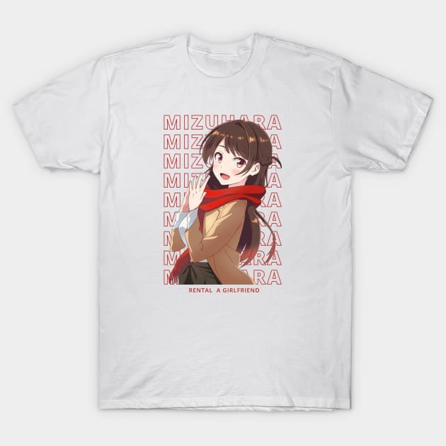 Mizuhara Chizuru Kanojo Okarishimasu T-Shirt by hanaclo